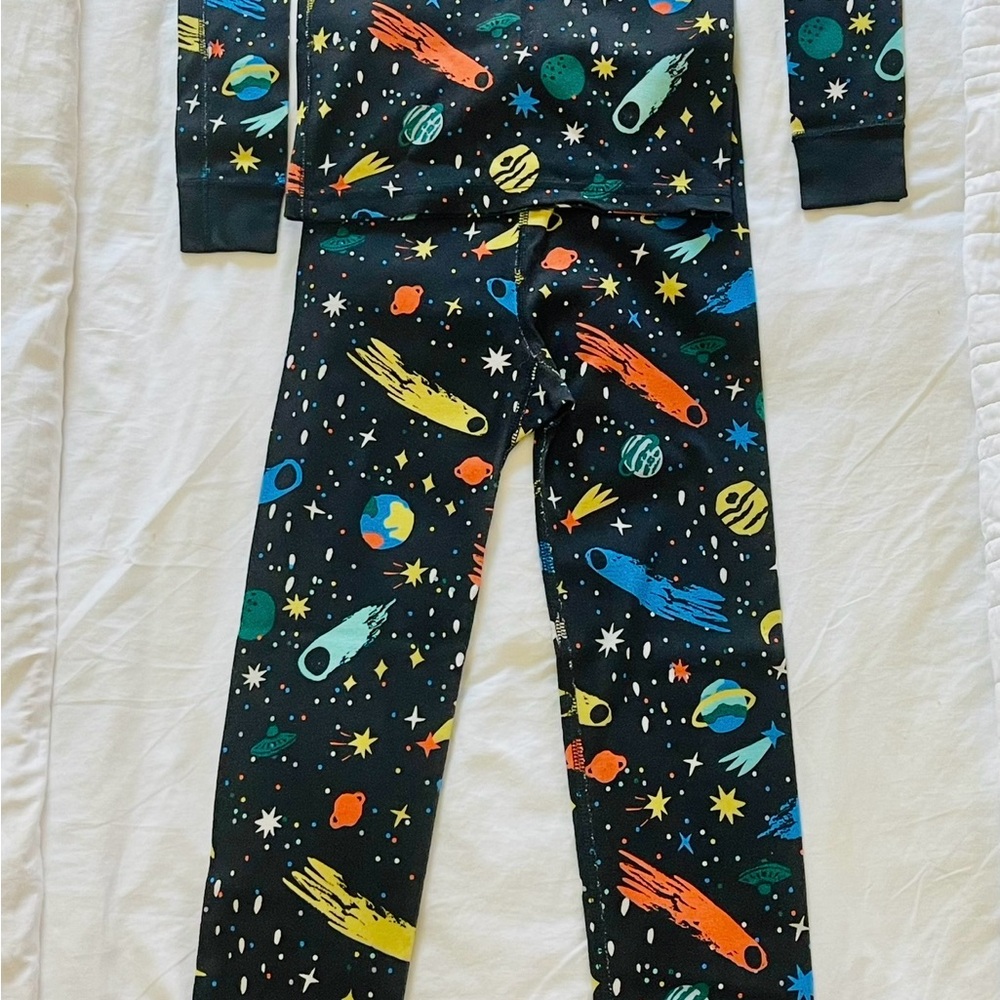 Hanna Andersson Colorful Space Kids Pajama Set NWOT